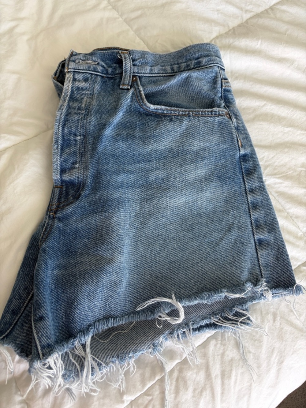 Agolde denim shorts size 29 - Picture 2 of 12
